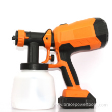 20V Cordless Electric Brushless HVLP Paint Sprayer Gun